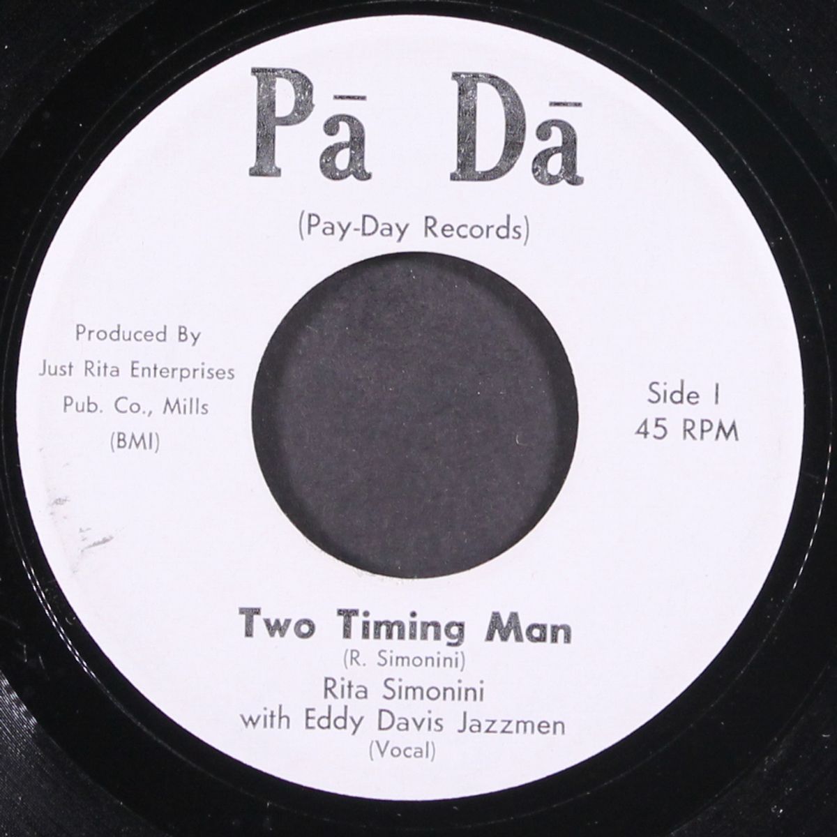 two timing man / i know where i'm going by RITA SIMONINI