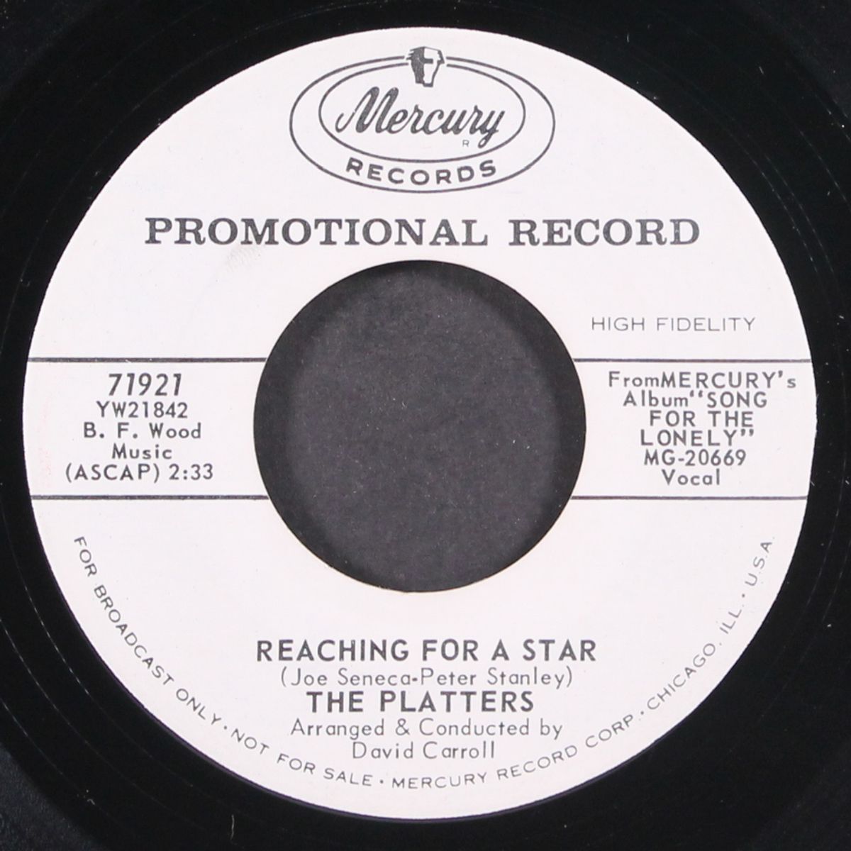 it's magic / reaching for a star by PLATTERS