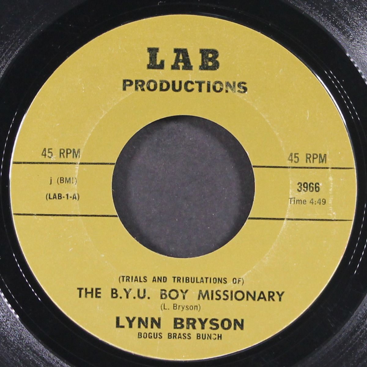 the b.y.u. boy missionary / the flip side by LYNN BRYSON