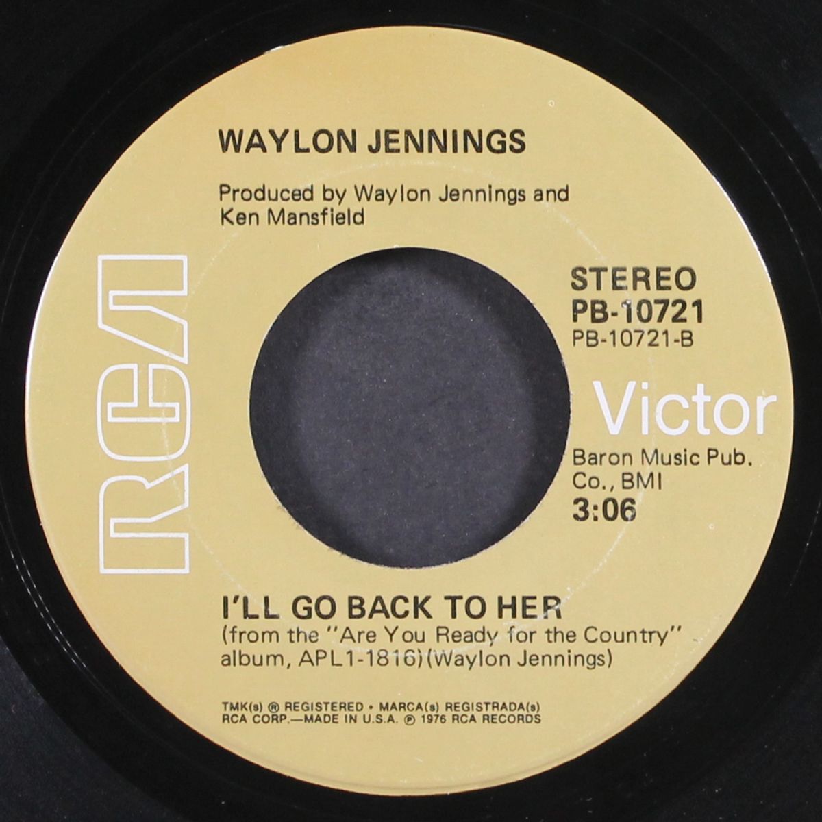 can't you see / i'll go back to her by WAYLON JENNINGS