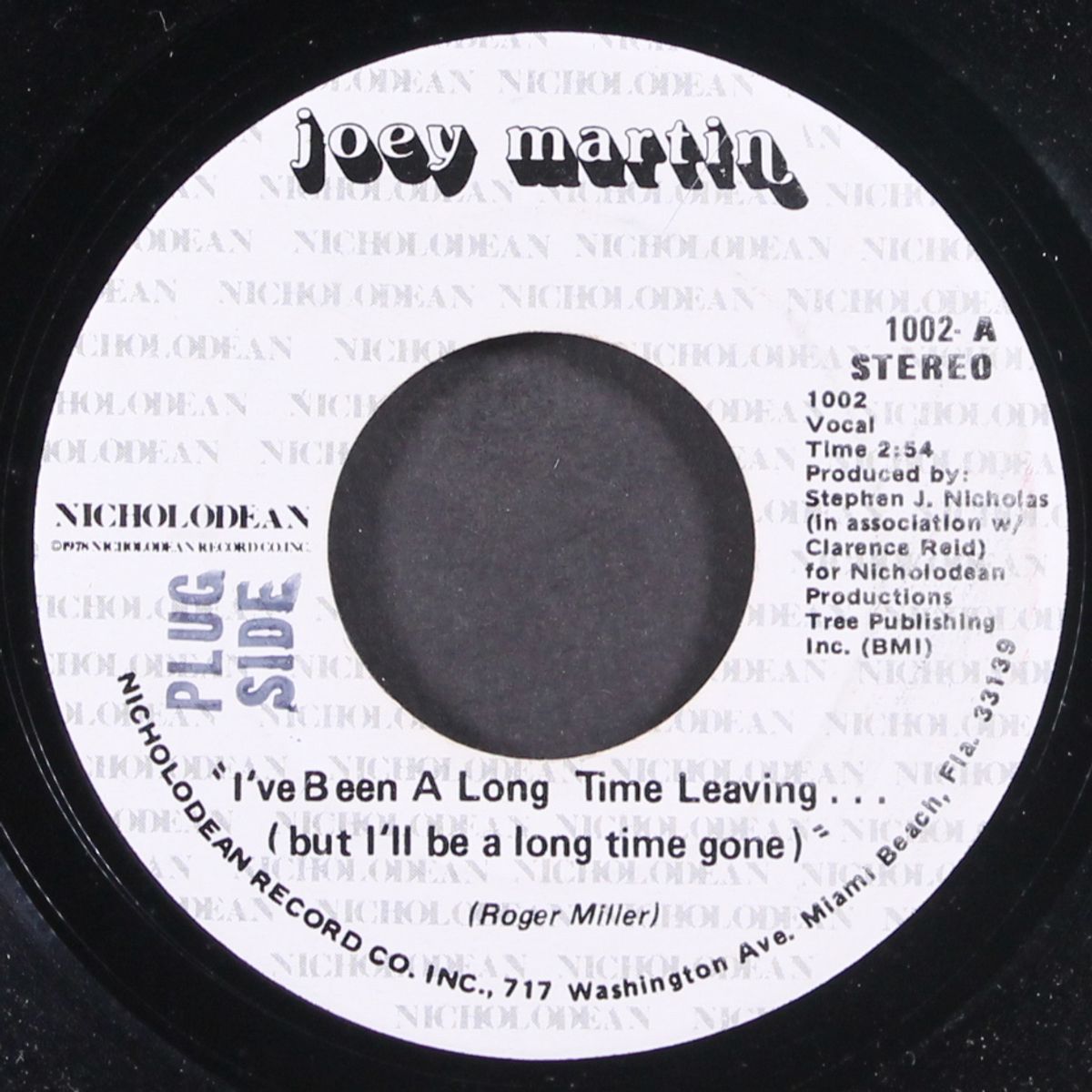 i've been a long time leaving / dance hall girl by JOEY MARTIN