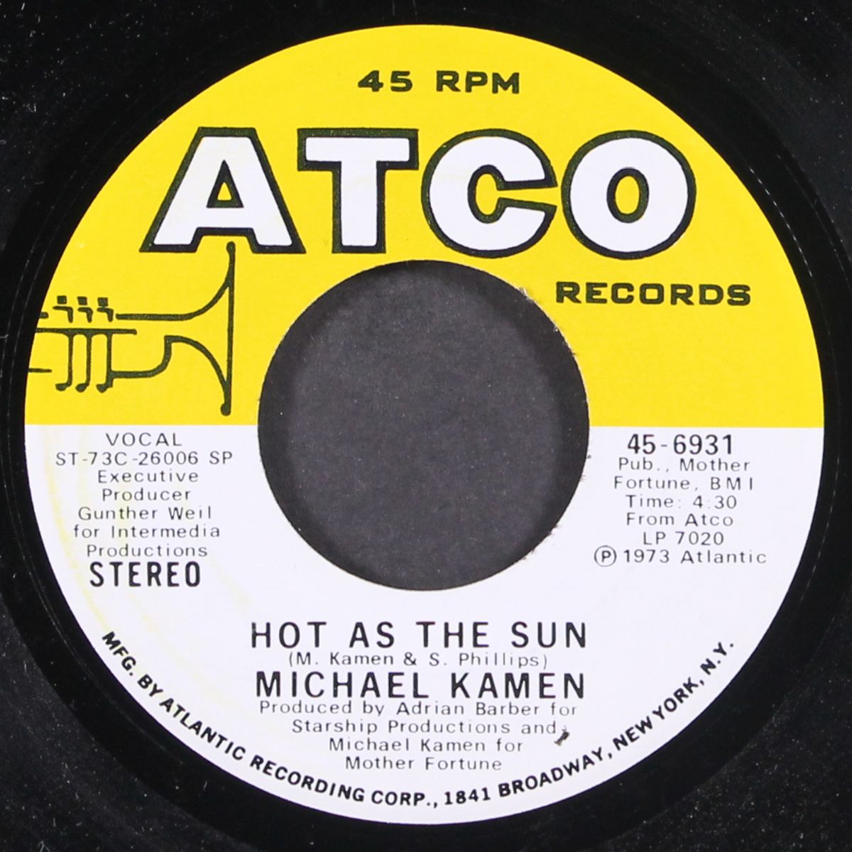 everything that touches you / hot as the sun by MICHAEL KAMEN