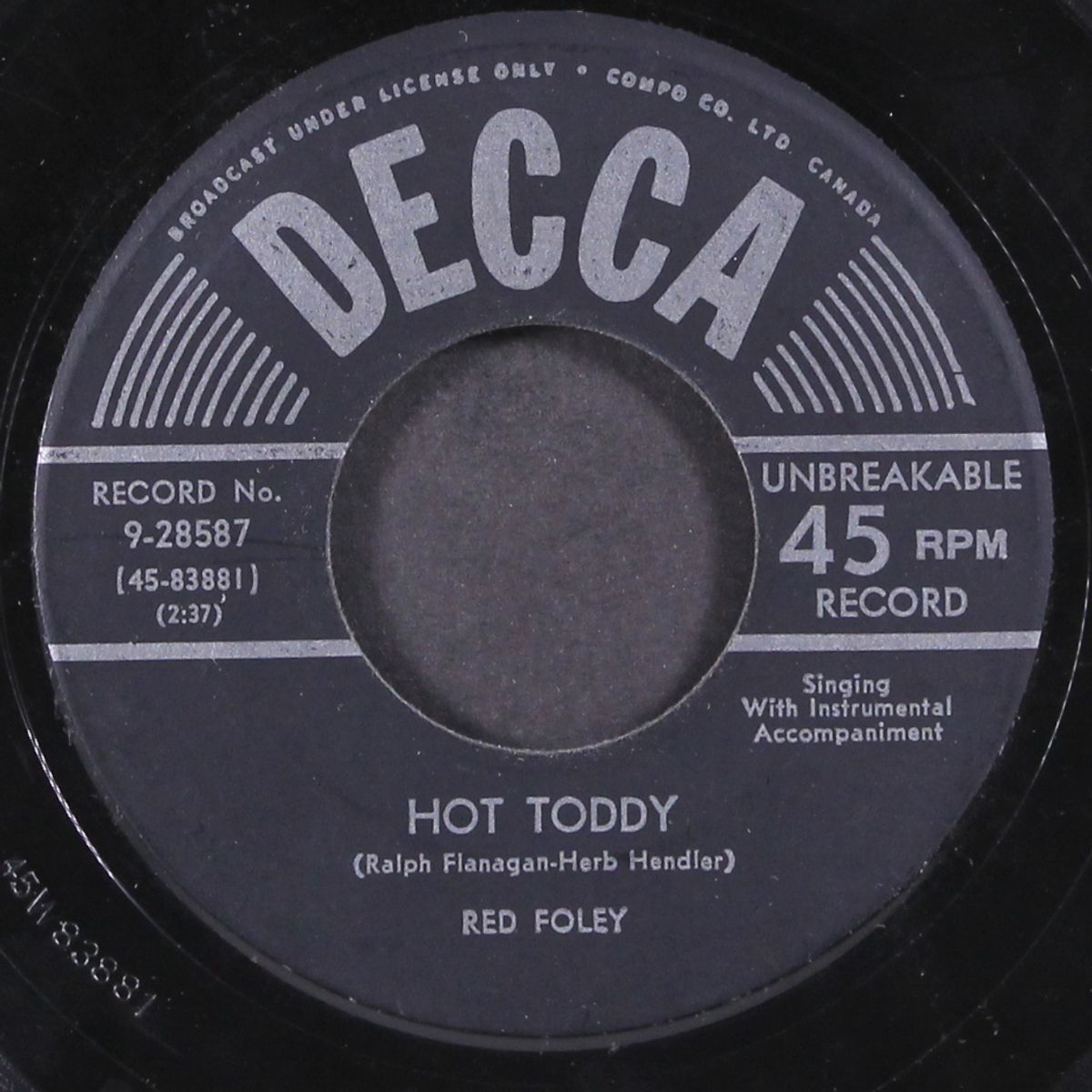 hot toddy / playin' dominoes and shootin' dice by RED FOLEY