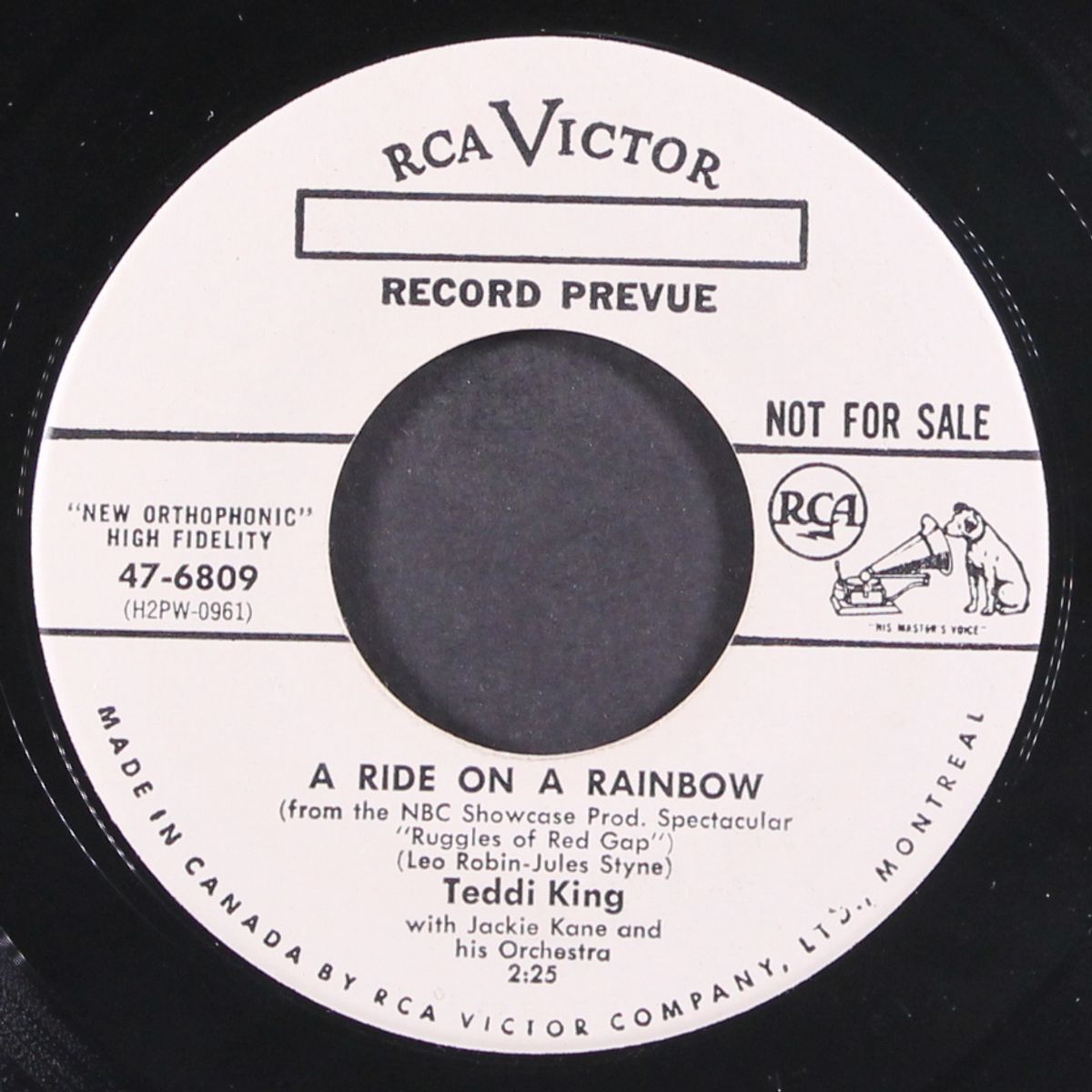 a ride on a rainbow / should i ever love again by TEDDI KING