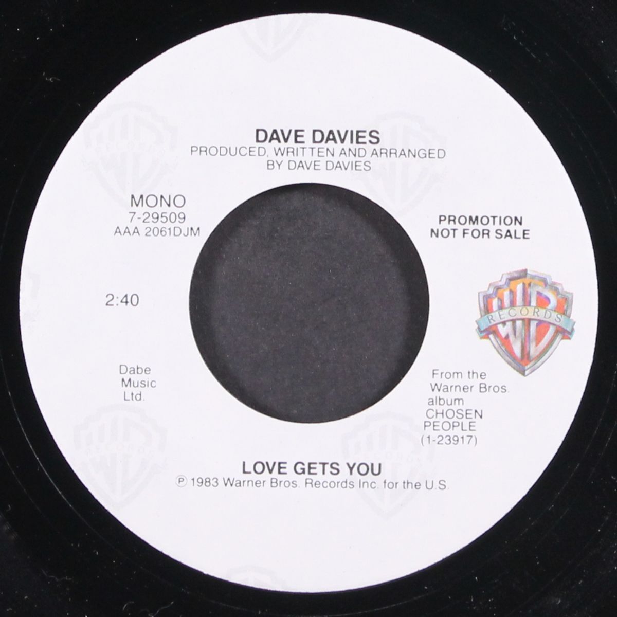 love gets you / mono by DAVE DAVIES