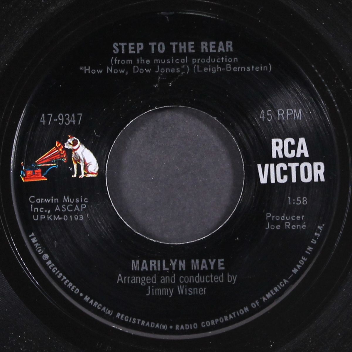 step to the rear by MARILYN MAYE