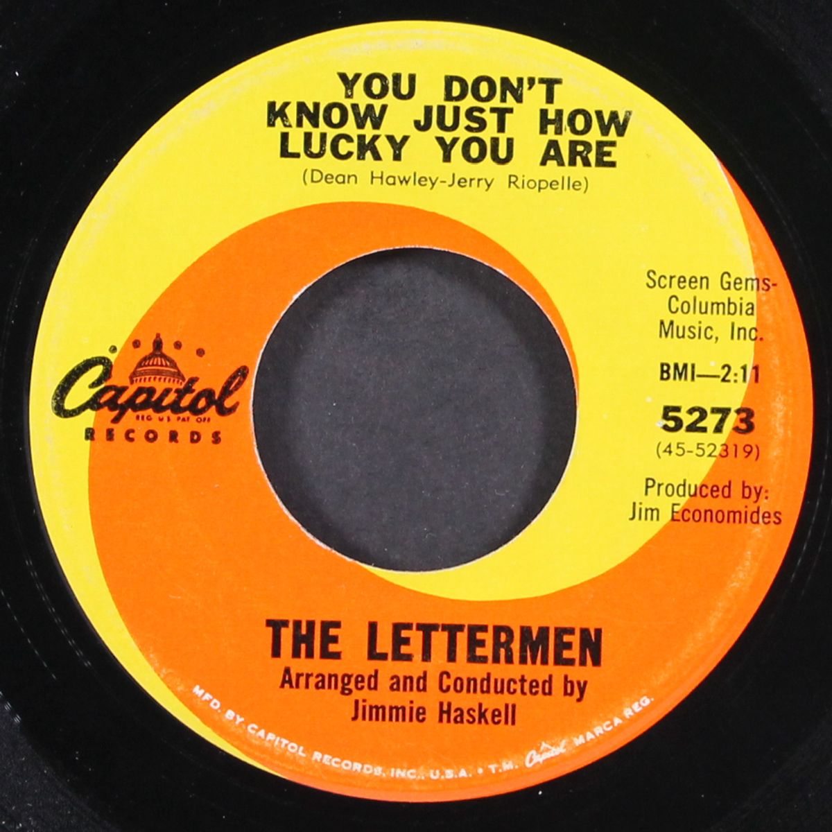 you don't know just how lucky you are / when summer ends by LETTERMEN