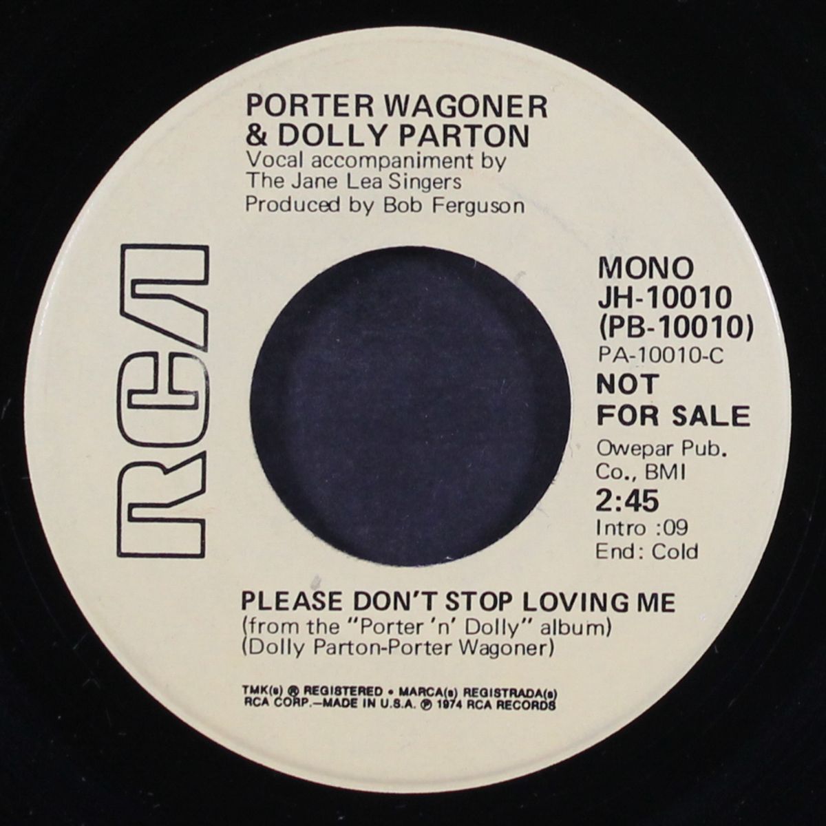 please don't stop loving me by PORTER WAGONER & DOLLY