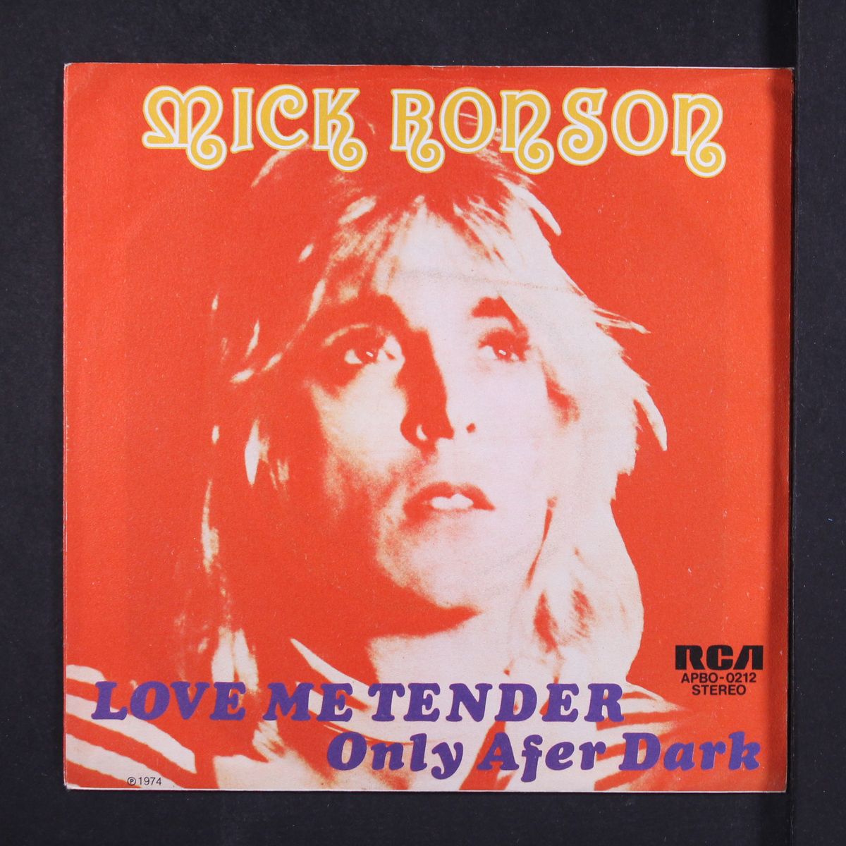 love me tender / only after dark by MICK RONSON