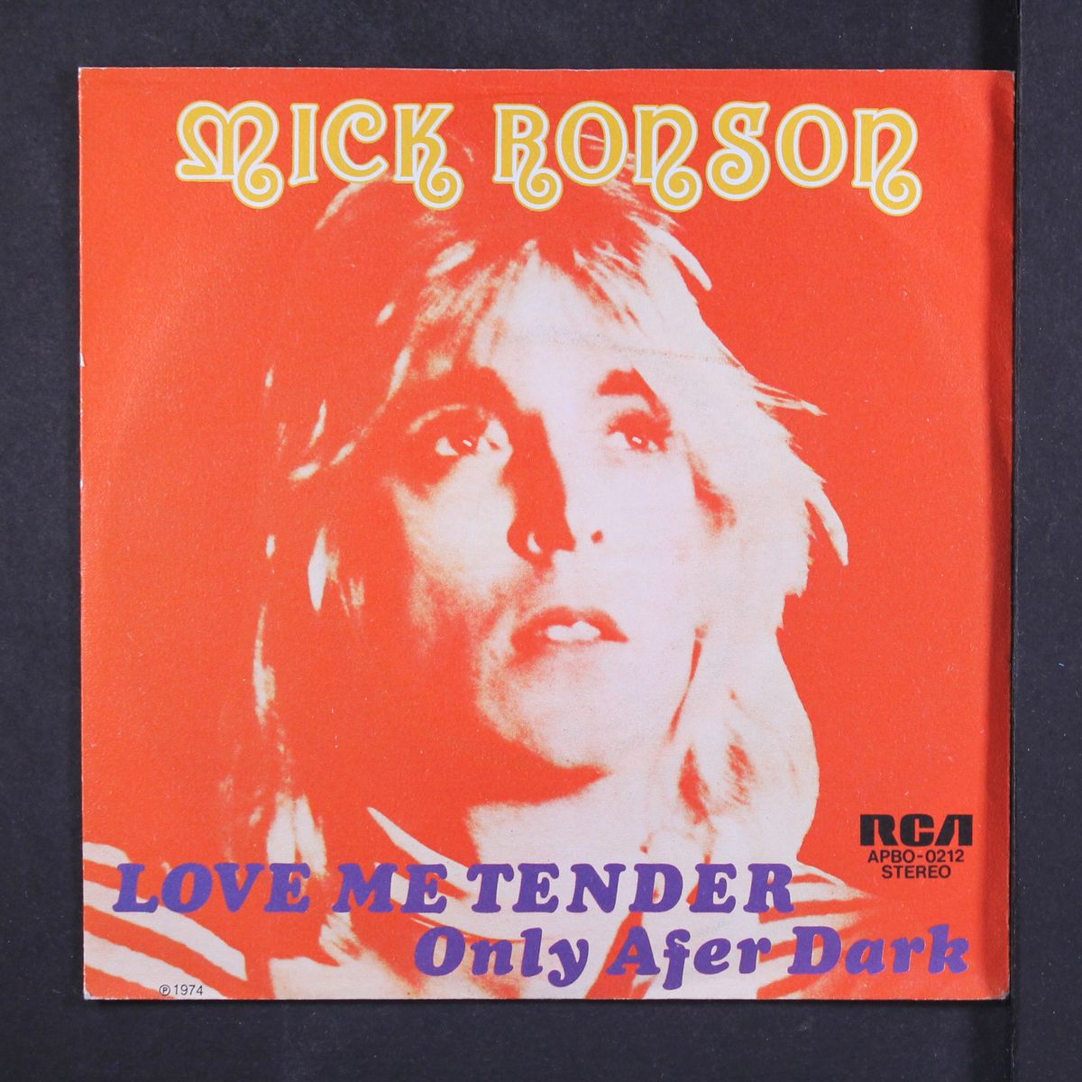 love me tender / only after dark by MICK RONSON