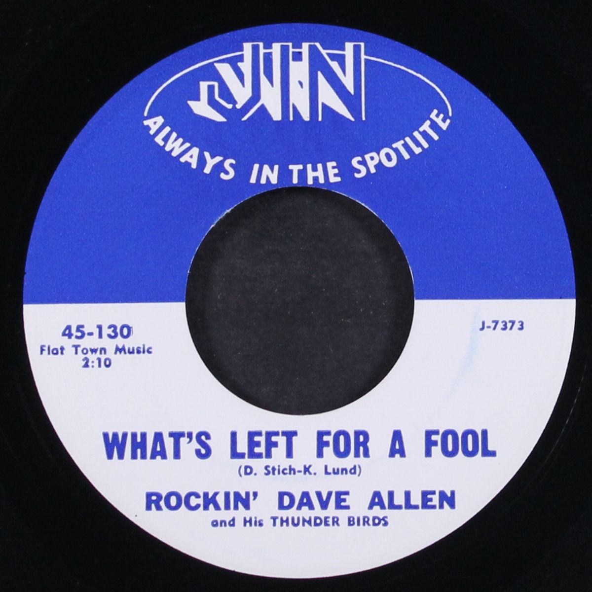 my broken heart / what's left for a fool by ROCKIN' DAVE ALLEN