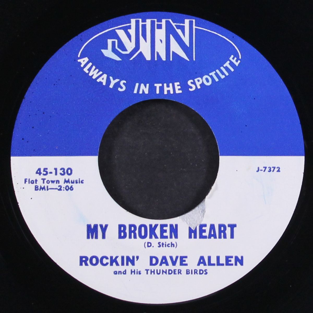 my broken heart / what's left for a fool by ROCKIN' DAVE ALLEN