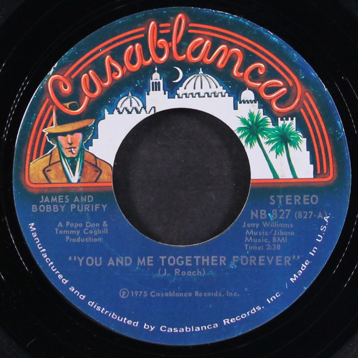 you and me together forever / a man can't be a man without a woman by JAMES & BOBBY PURIFY