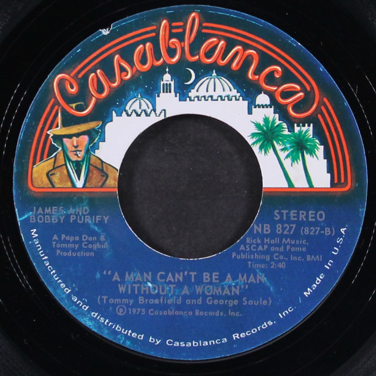 you and me together forever / a man can't be a man without a woman by JAMES & BOBBY PURIFY