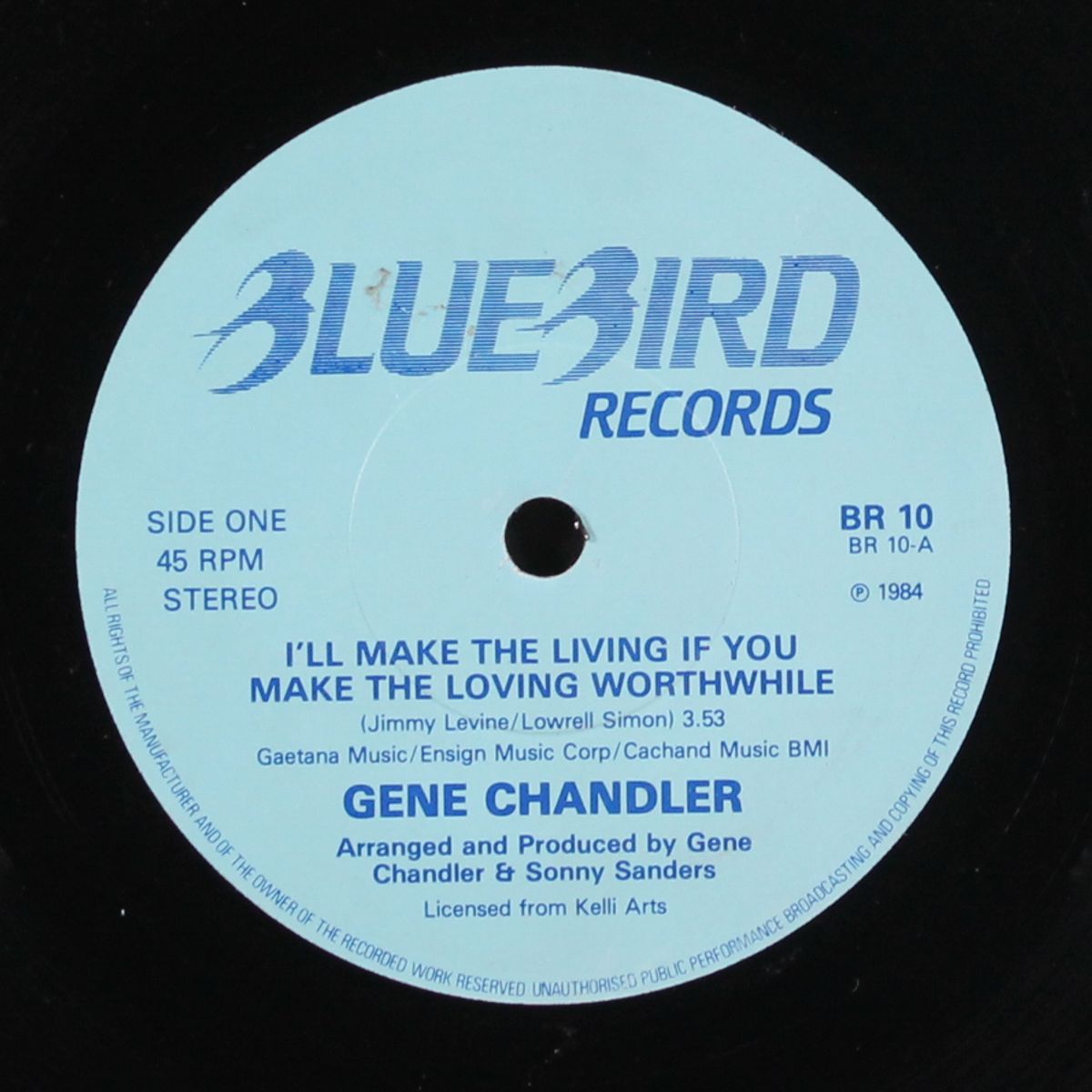 i'll make the living if you make the loving worthwhile by GENE CHANDLER