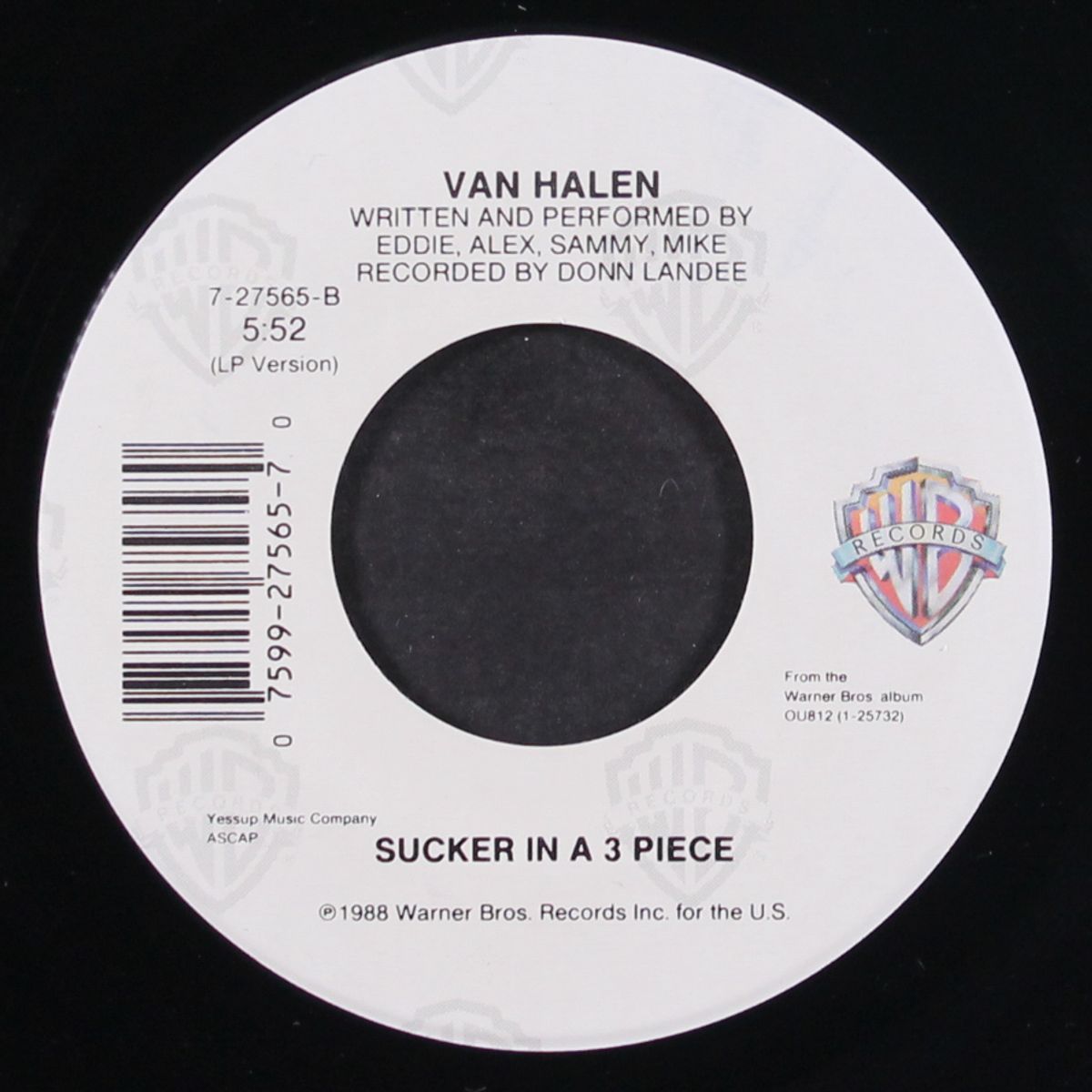 feels so good / sucker in a 3 piece by VAN HALEN