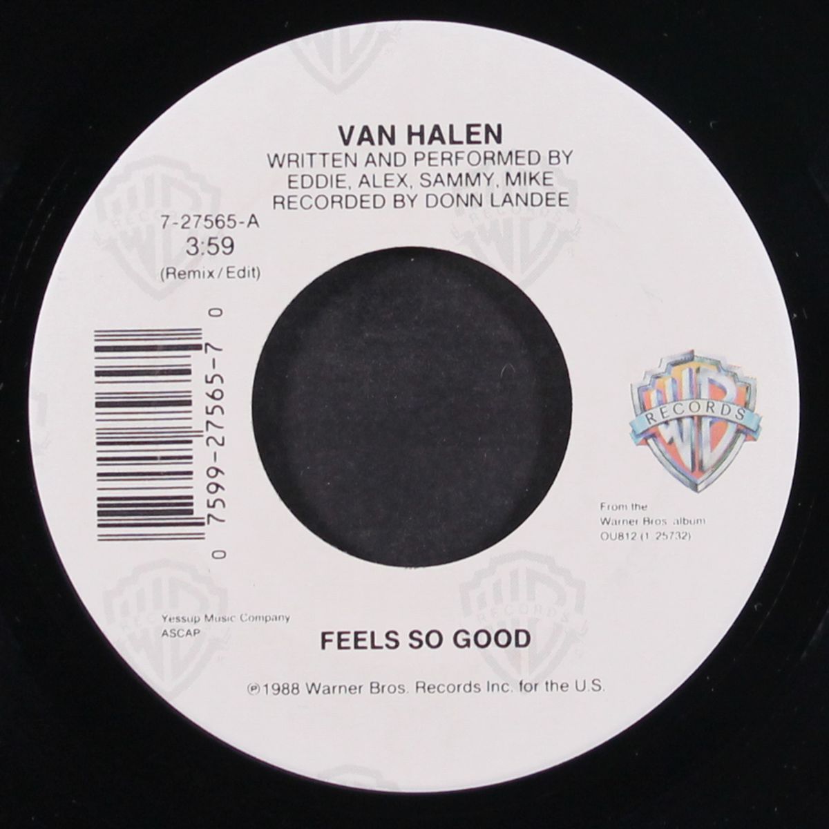 feels so good / sucker in a 3 piece by VAN HALEN