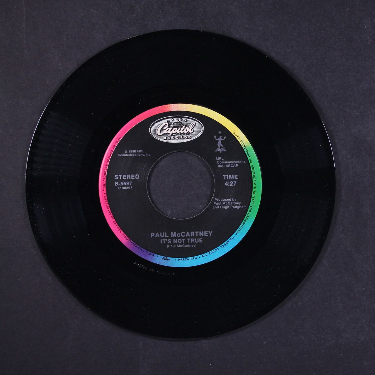 press / it's not true by PAUL MCCARTNEY