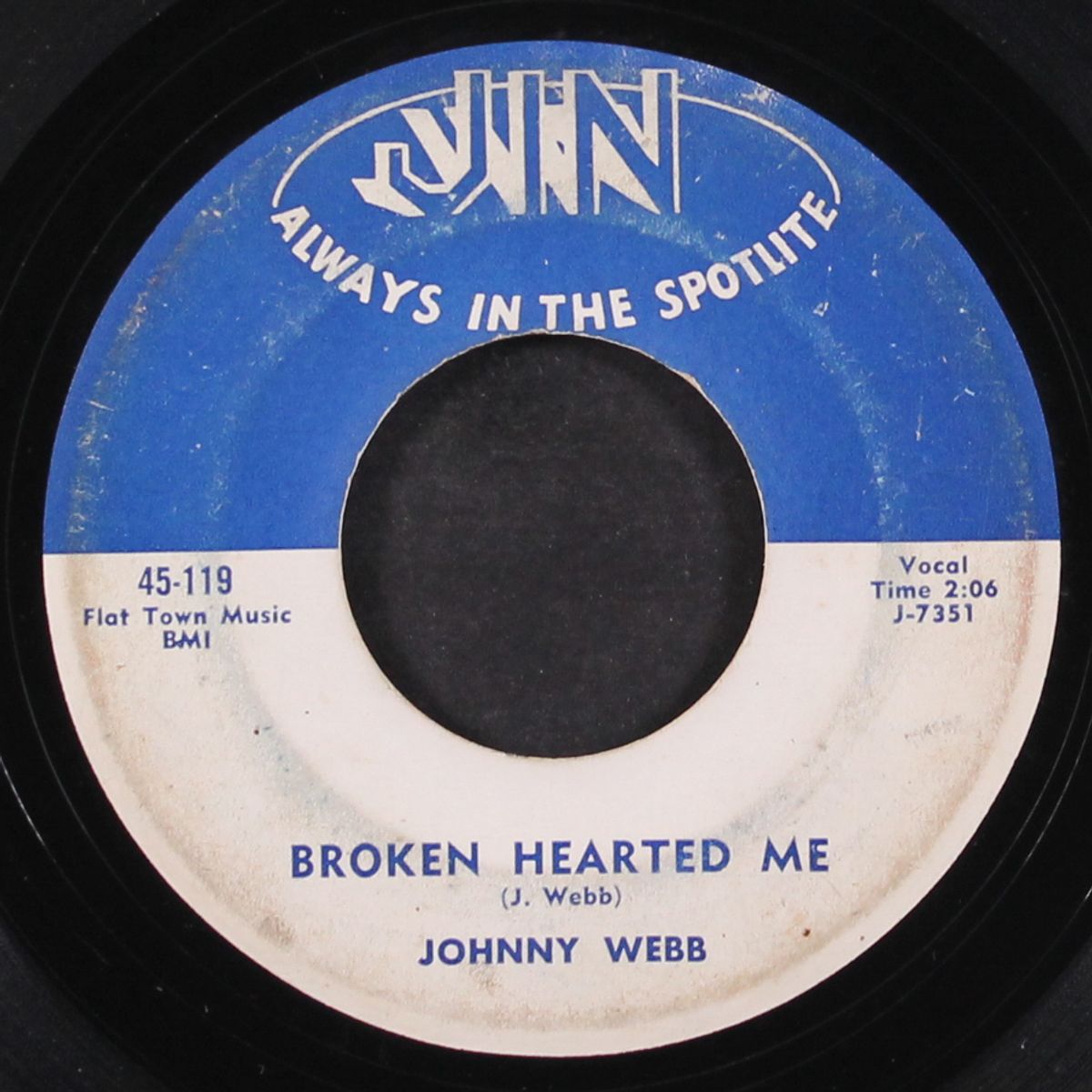 hopeless love affair / broken hearted me by JOHNNY WEBB