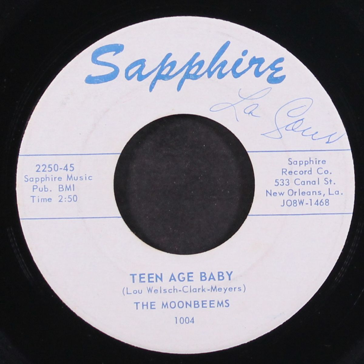 cryin' the blues / teen age baby by MOONBEEMS