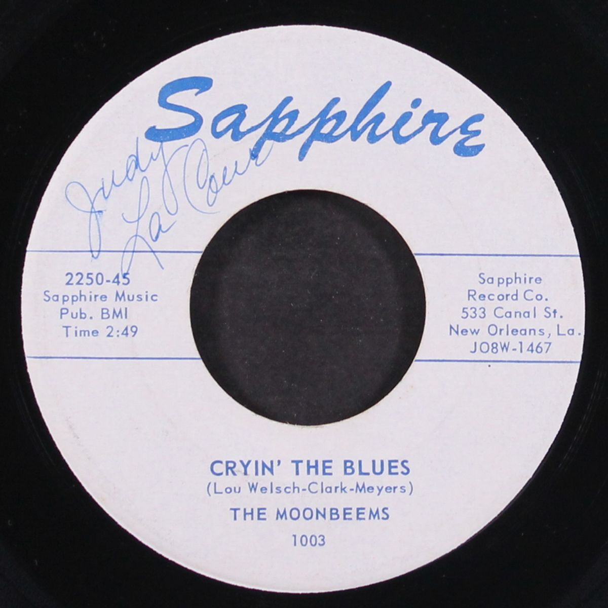 cryin' the blues / teen age baby by MOONBEEMS