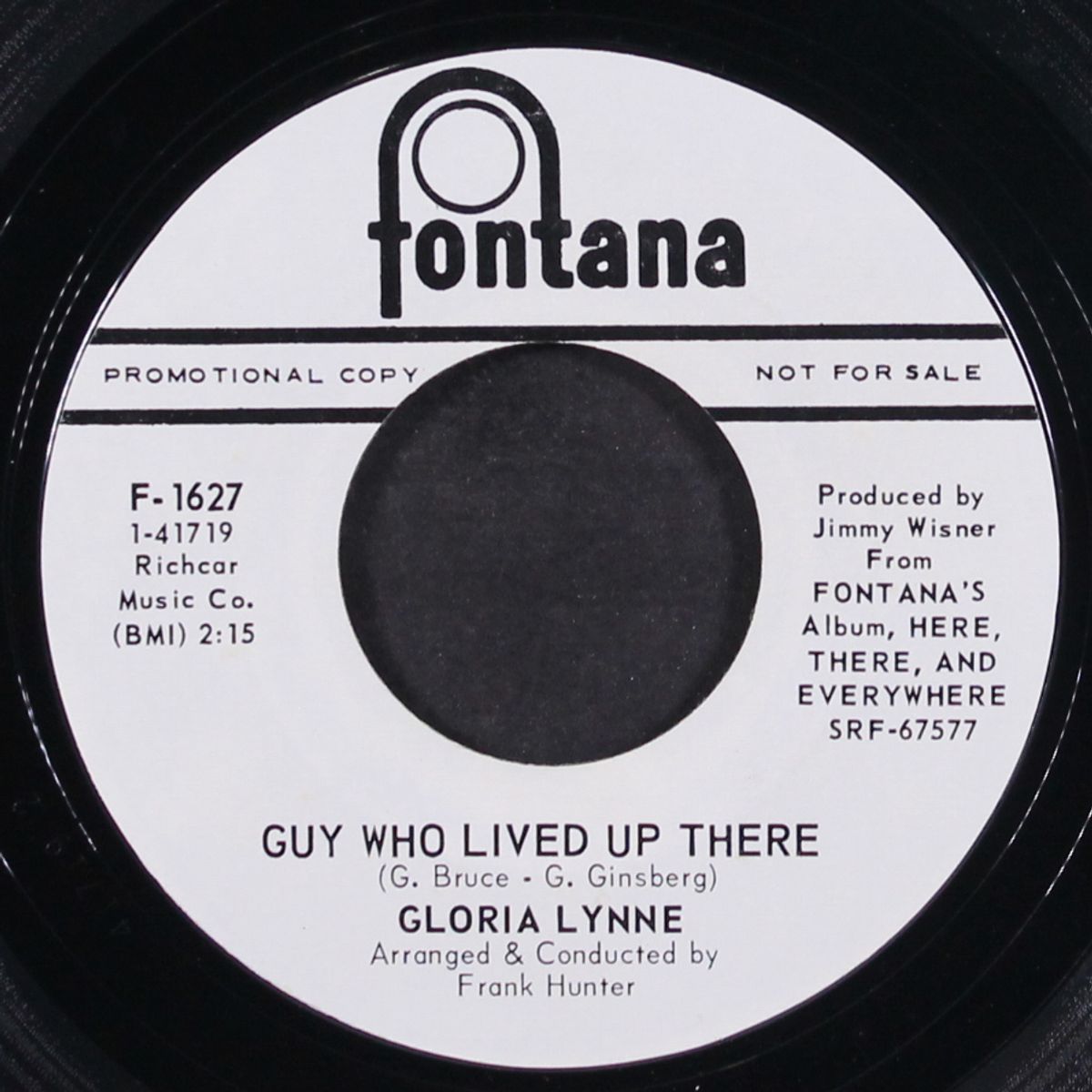 hold back the dawn / guy who lived up there by GLORIA LYNNE