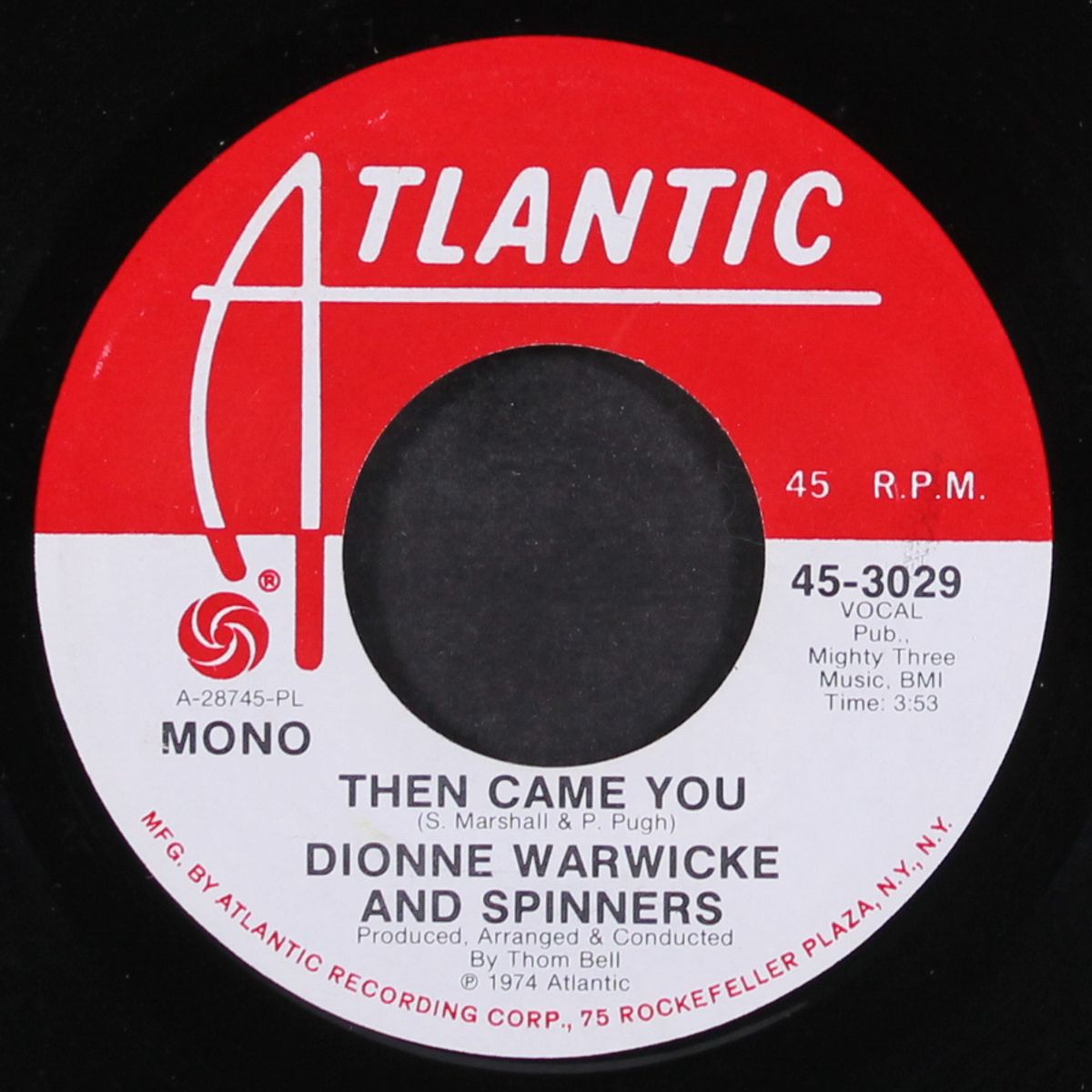 then came you by DIONNE WARWICK & SPINNERS