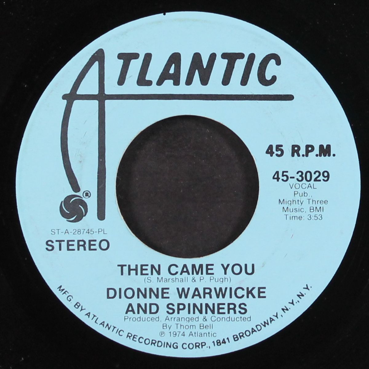 then came you by DIONNE WARWICK & SPINNERS