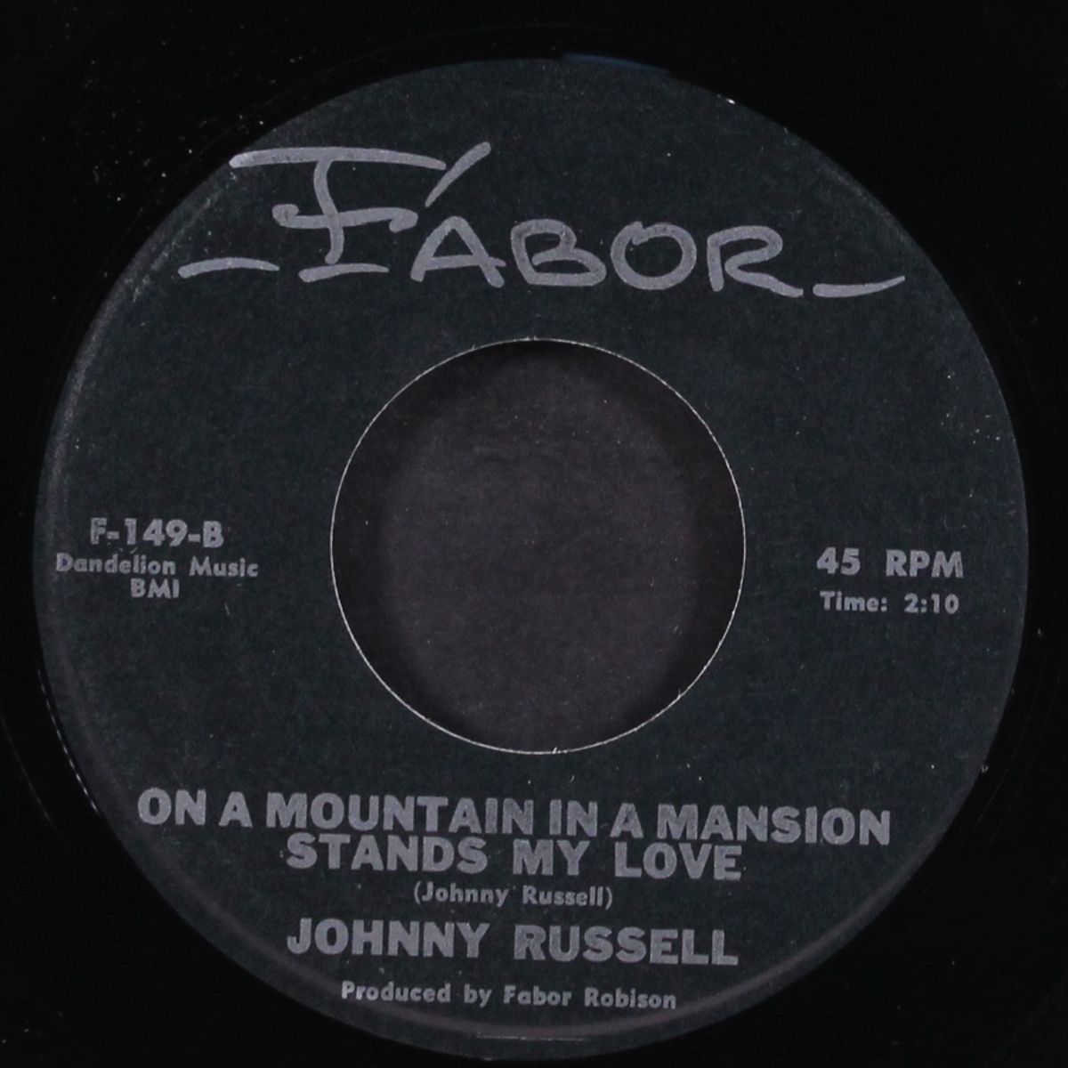 her and our baby / on a mountain in a mansion stands my love by JOHNNY RUSSELL