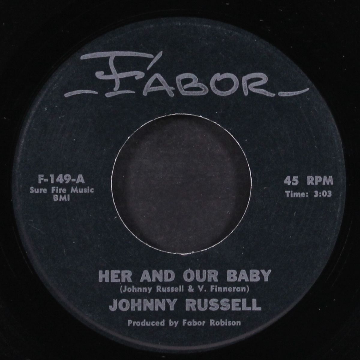 her and our baby / on a mountain in a mansion stands my love by JOHNNY RUSSELL