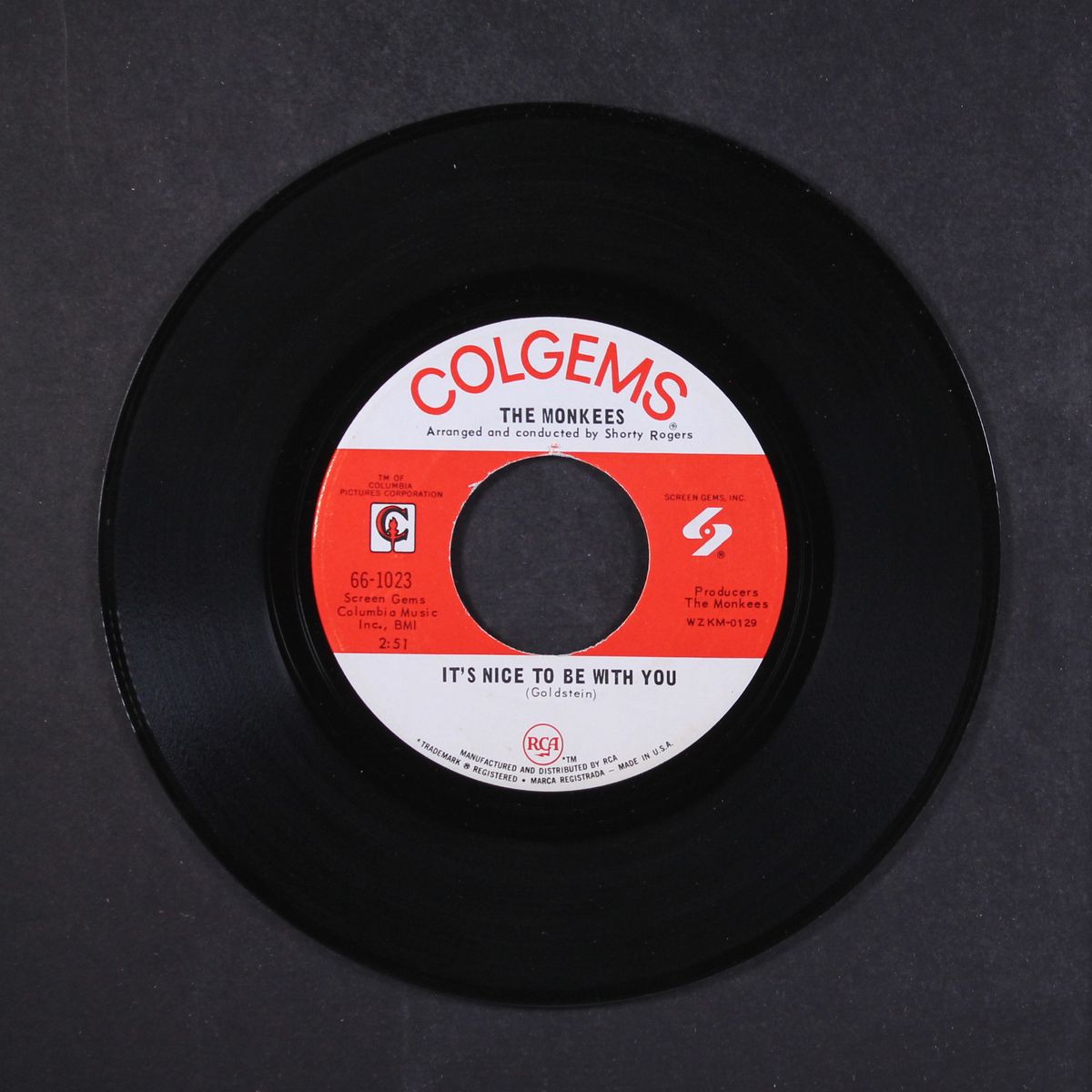 d.w. washburn / it's nice to be with you by MONKEES