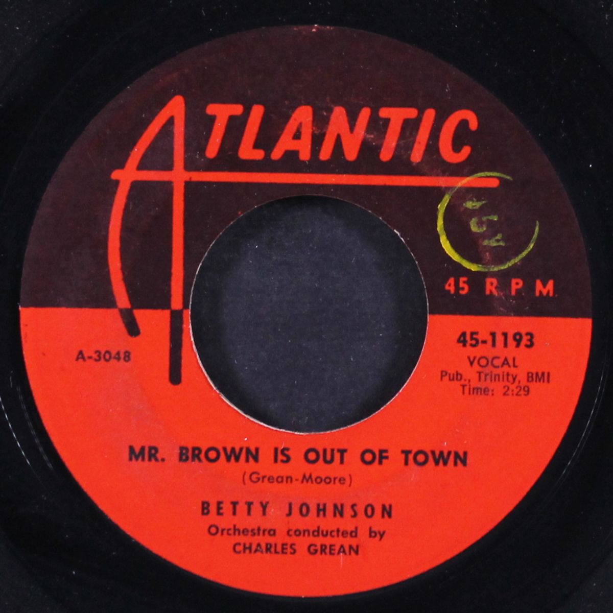 there's never been a night / mr. brown is out of town by BETTY JOHNSON
