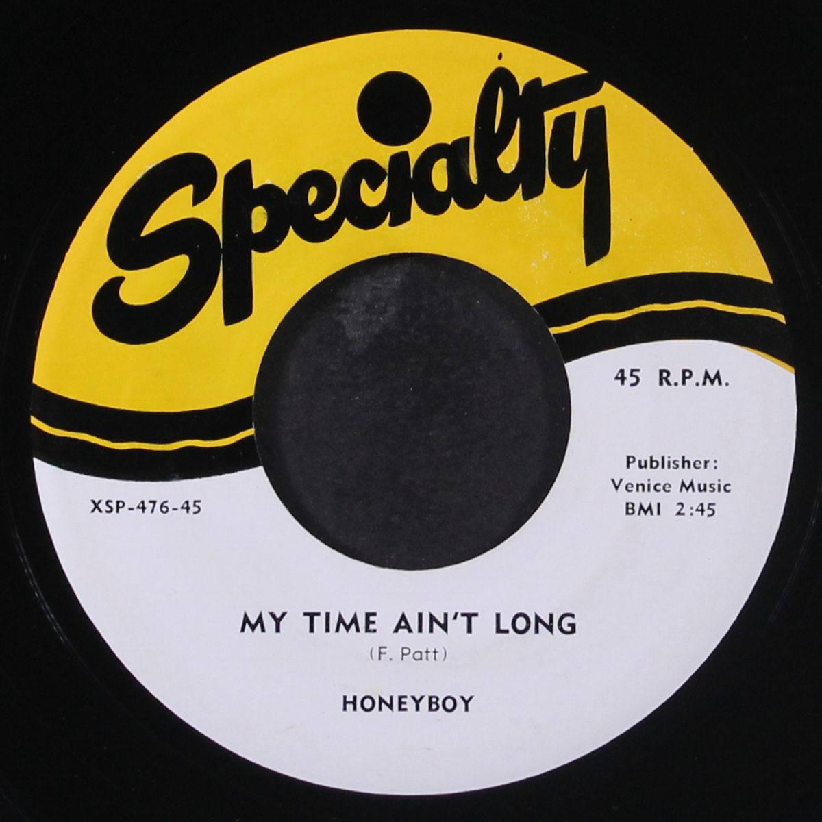 bloodstains on the wall / my time ain't long by HONEYBOY