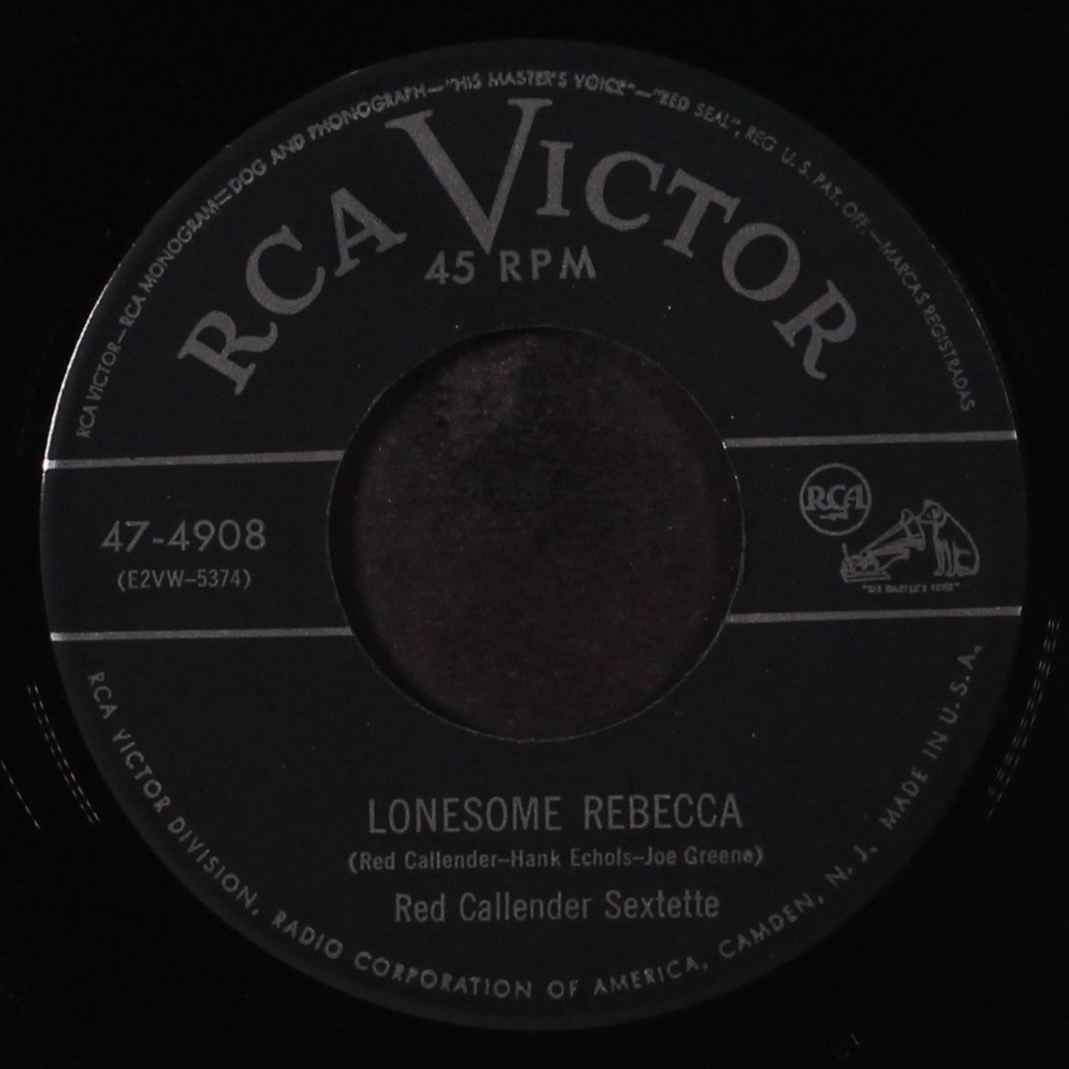 blues for j.t. / lonesome rebecca by RED CALLENDER