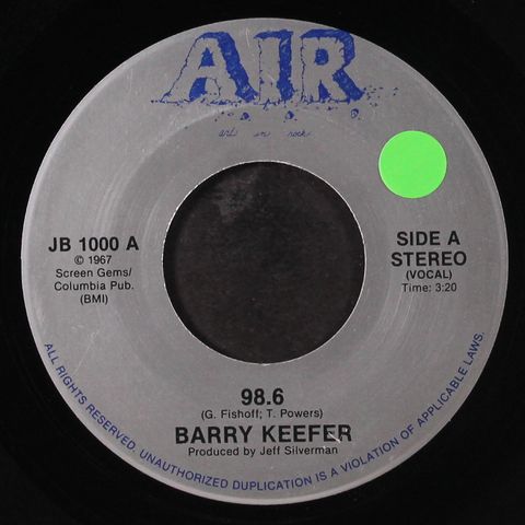 BARRY KEEFER