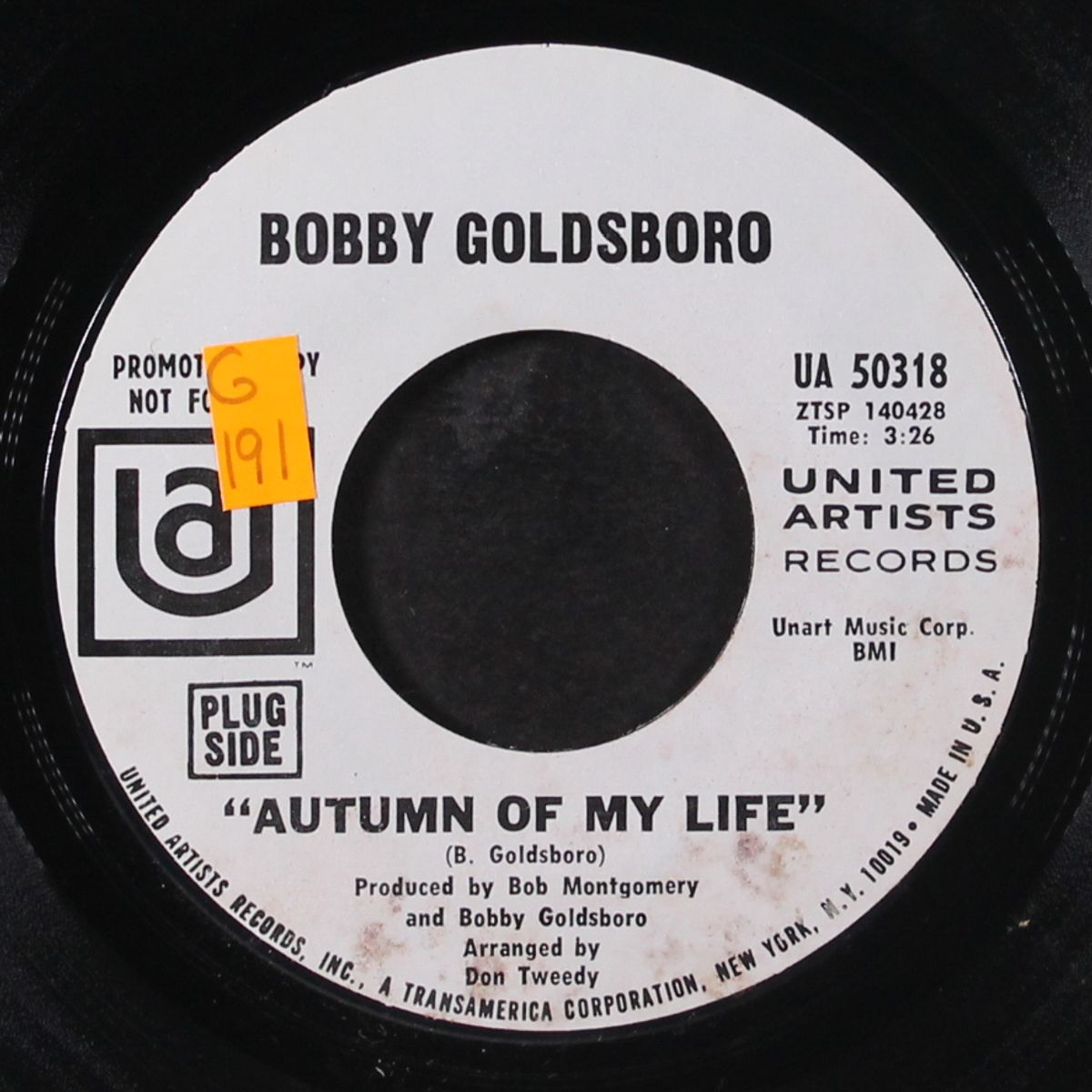 autumn of my life by BOBBY GOLDSBORO