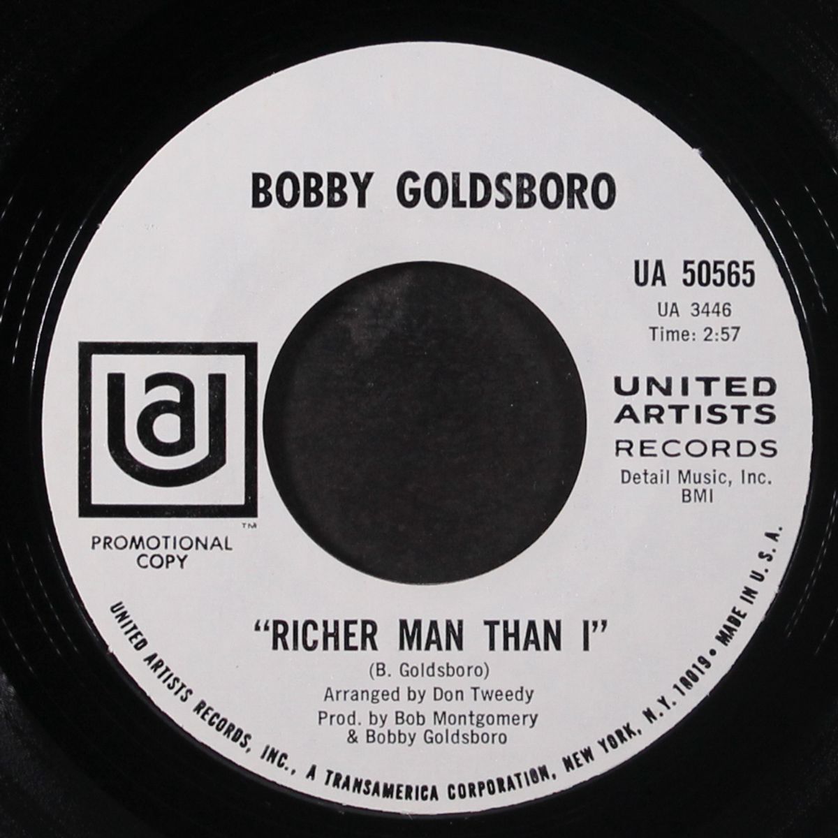 muddy mississippi line by BOBBY GOLDSBORO