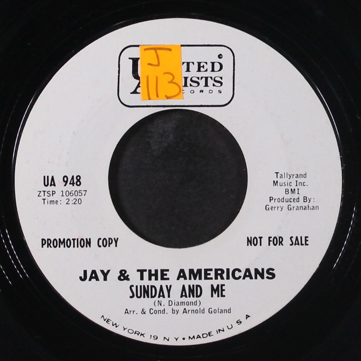 sunday and me by JAY & AMERICANS