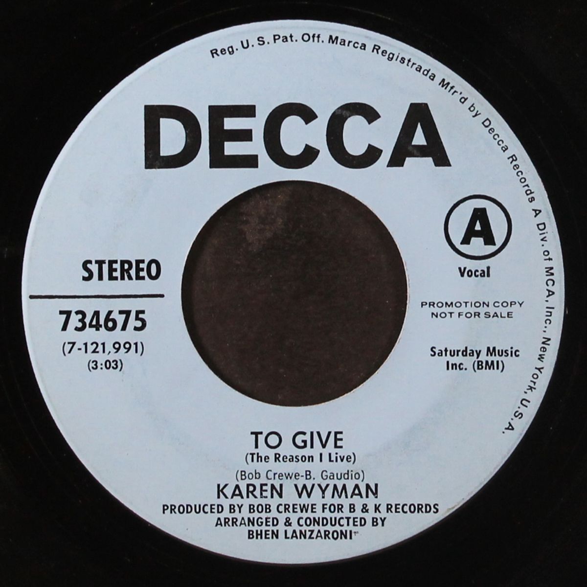 to give by KAREN WYMAN