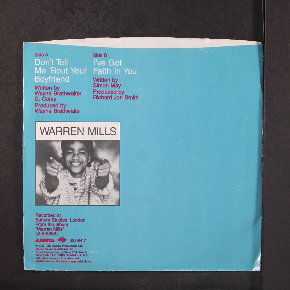 don't tell me about your boyfriend by WARREN MILLS