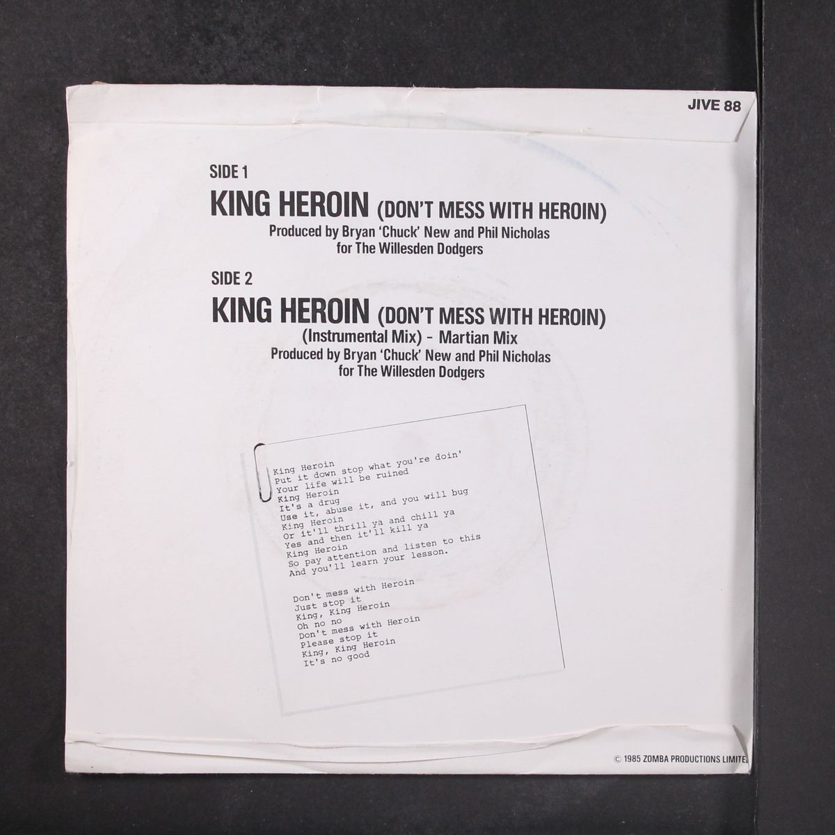 king heroin by JAZZY JEFF