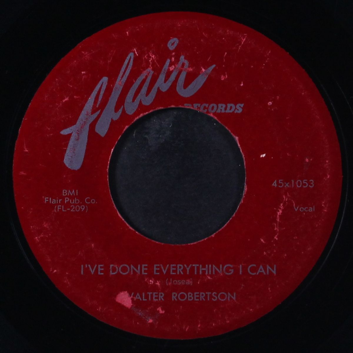 sputterin' blues / i've done everything i can by WALTER ROBERTSON