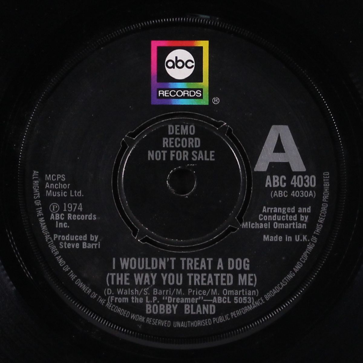i wouldn't treat a dog by BOBBY BLAND