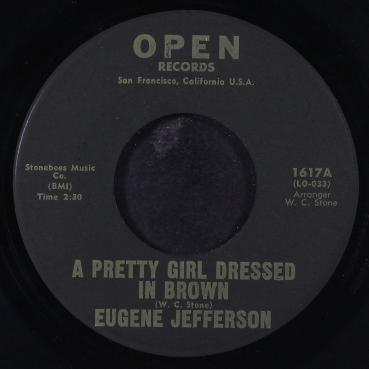 a pretty girl dressed in brown / high pressure blues by EUGENE JEFFERSON