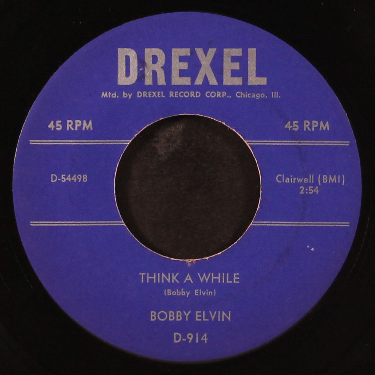 give it all baby / think a while by BOBBY ELVIN