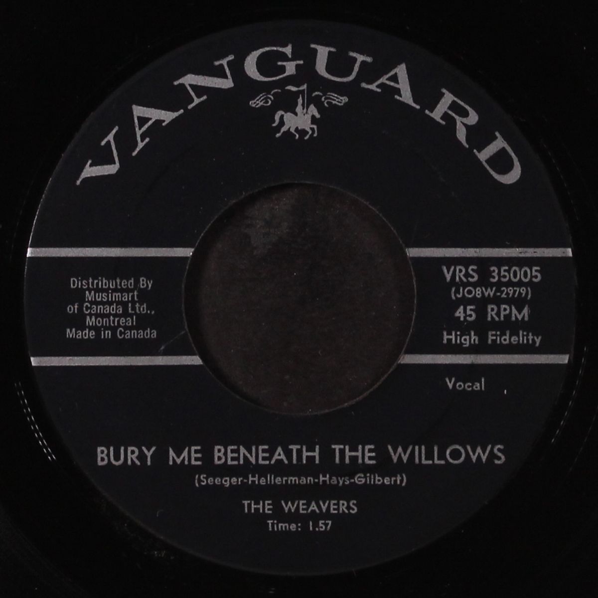 i wanta travel on / bury me beneath the willows by WEAVERS