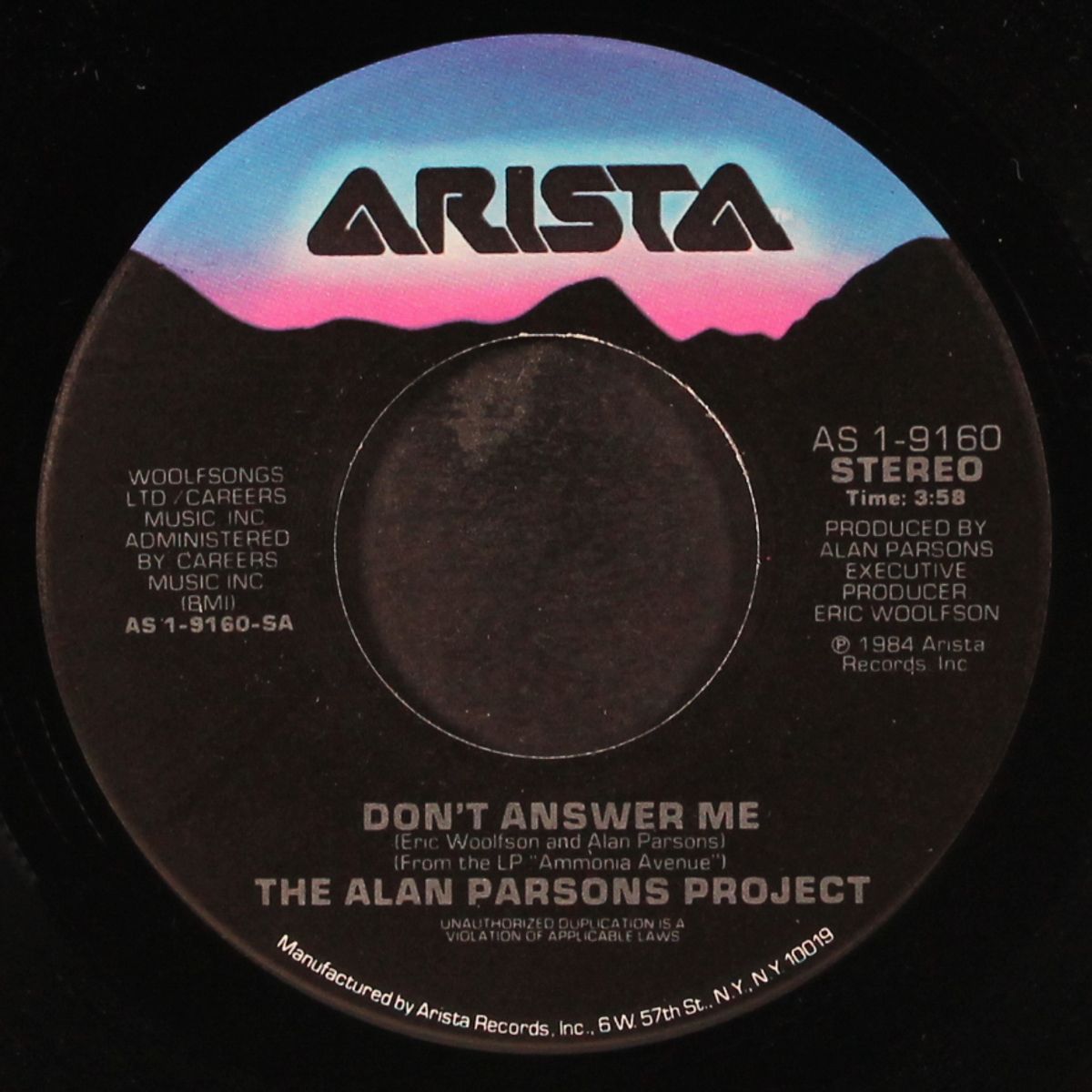 don't answer me / don't let it show by ALAN PARSONS PROJECT
