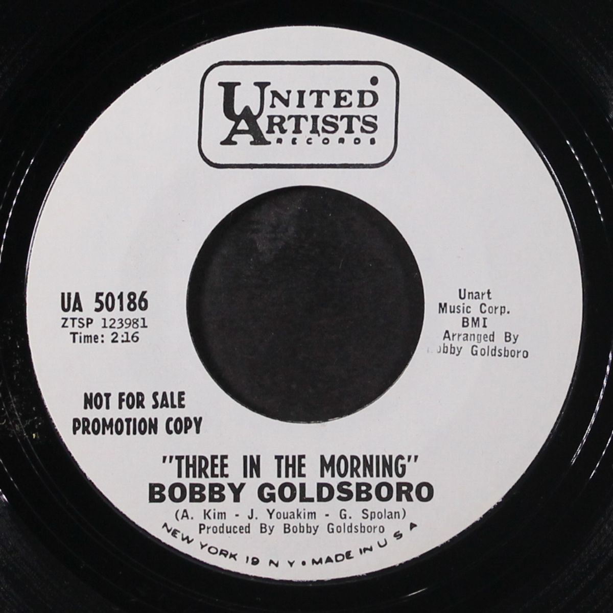 three in the morning by BOBBY GOLDSBORO
