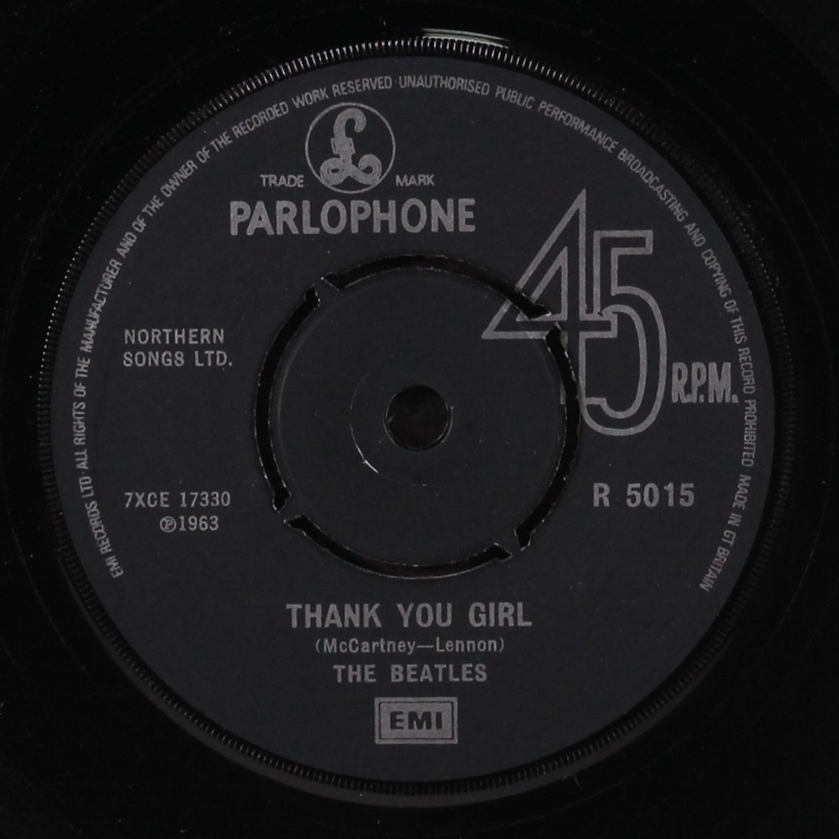 from me to you / thank you girl by BEATLES