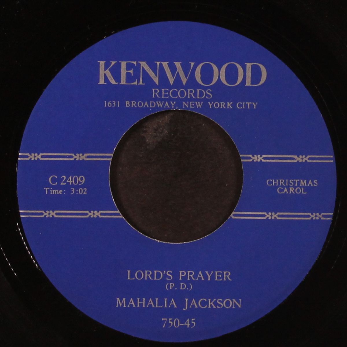 silent night, holy night / lord's prayer by MAHALIA JACKSON